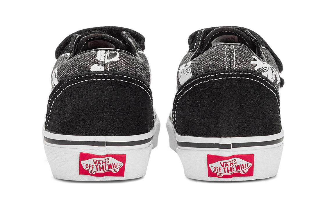 Детские кеды Vans Old Skool (черные) — фото 4