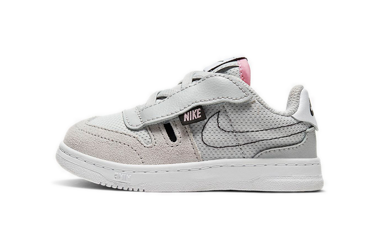 Детские кроссовки Nike Squash Type TD (розово-серые)