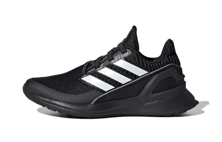 Детские кроссовки adidas Rapidarun Knit El C (черно-белые)