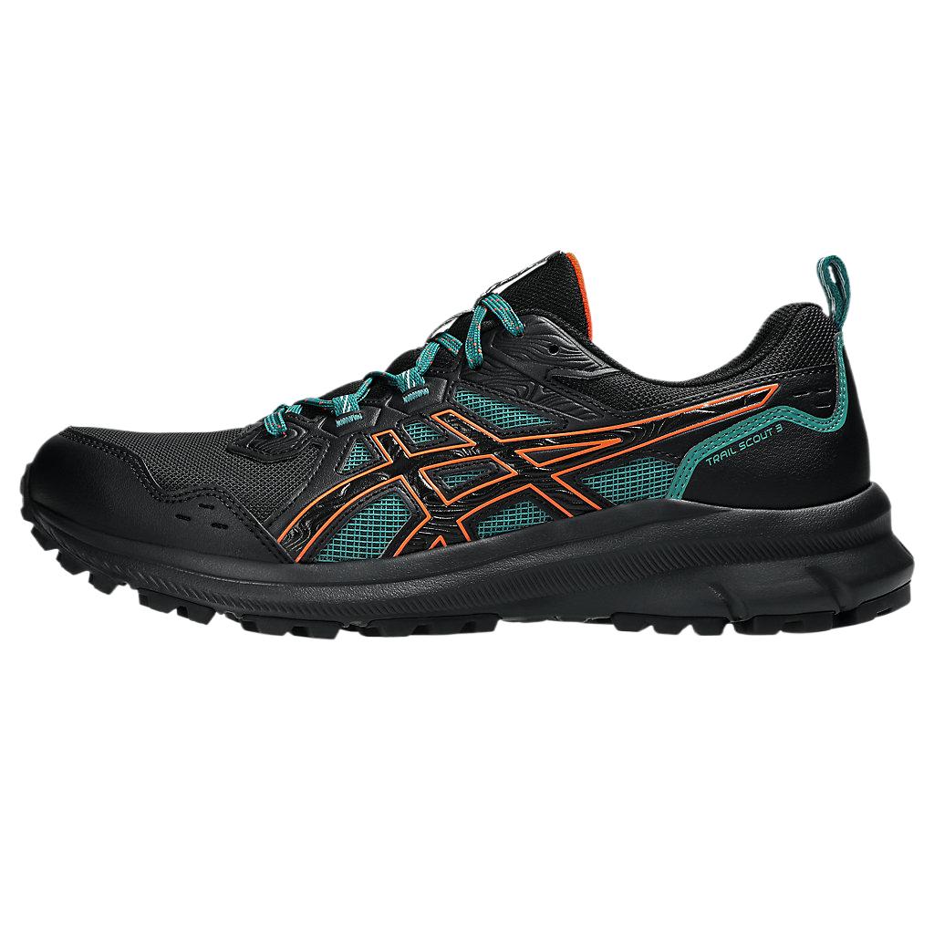 ASICS Trail Scout 3 Low top Casual Running Shoes Men's Black