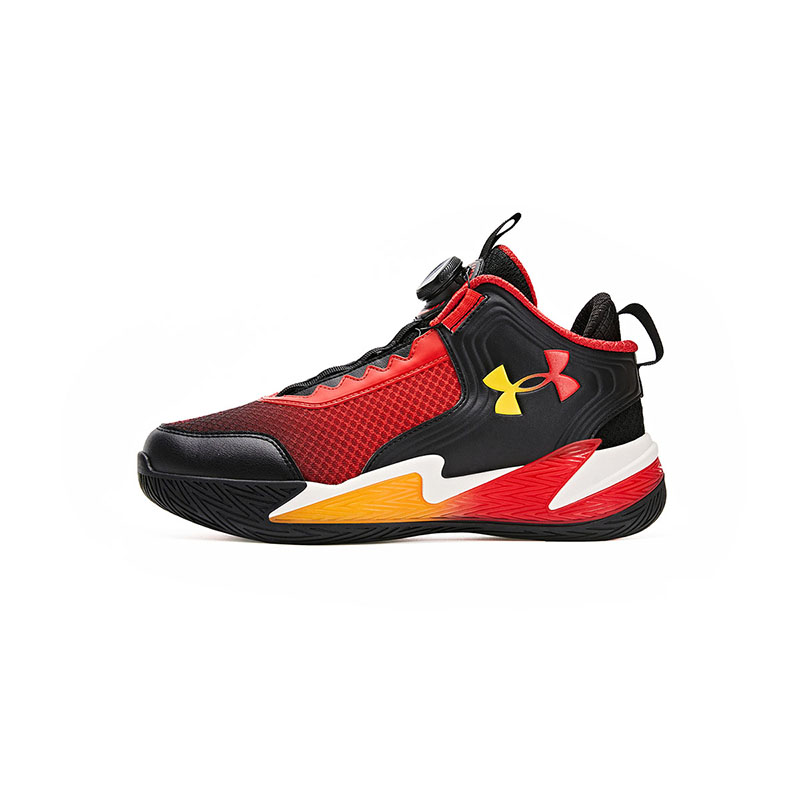 Детские кроссовки Under Armour Strong (черно-красные)