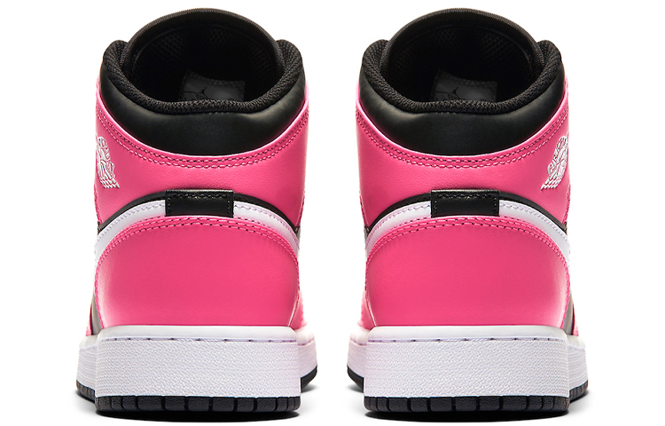 Кеды Jordan JordanAir 1 Mid "Pinksicle" (черно-розовые) — Чёрныйрозовый — фото 8