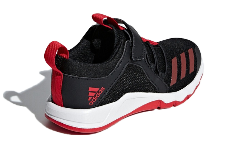 Детские кроссовки adidas Rapidaflex El K (черно-красные) — фото 4