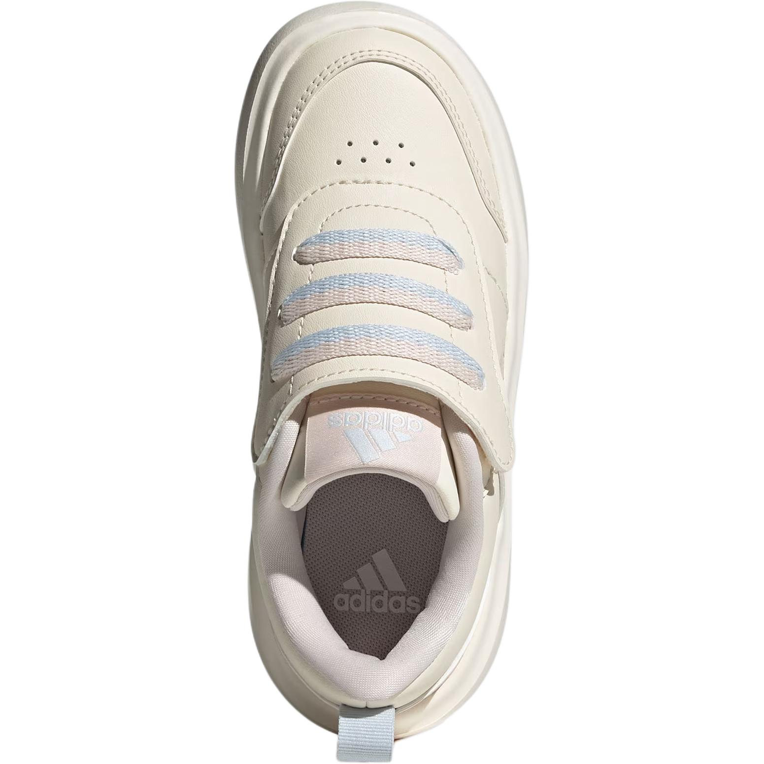 Детские кеды adidas Park St AC (бежево-синие) — Бежевыйсиний — фото 4