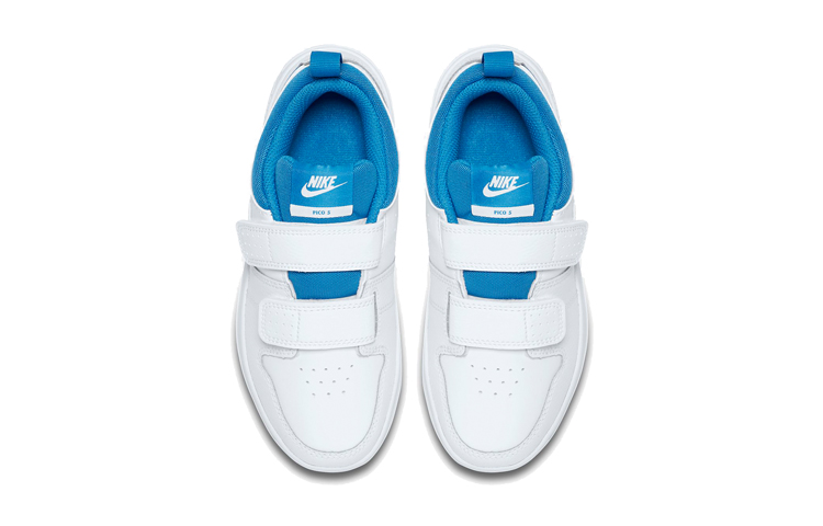 Кроссовки Nike Pico 5 (бело-синий) — фото 5