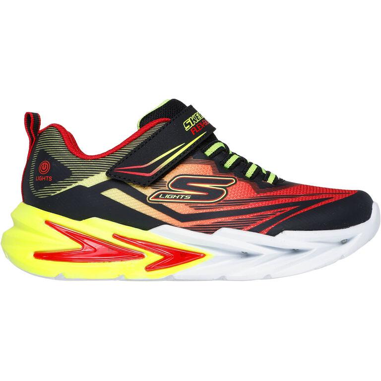 Детские кроссовки Skechers kids S-Lights Flex-Glow Ultra (черный) — Чёрный — фото 2