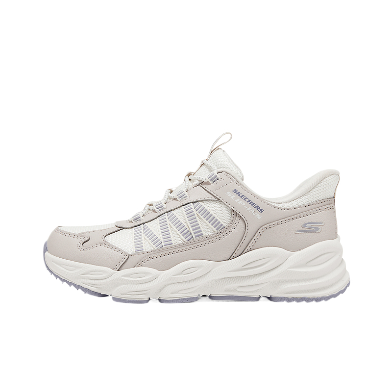 Слипоны Skechers (бежевые)