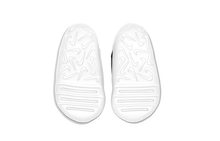 Детские кроссовки Nike Lil' Swoosh (черно-сине-зеленые) — фото 7