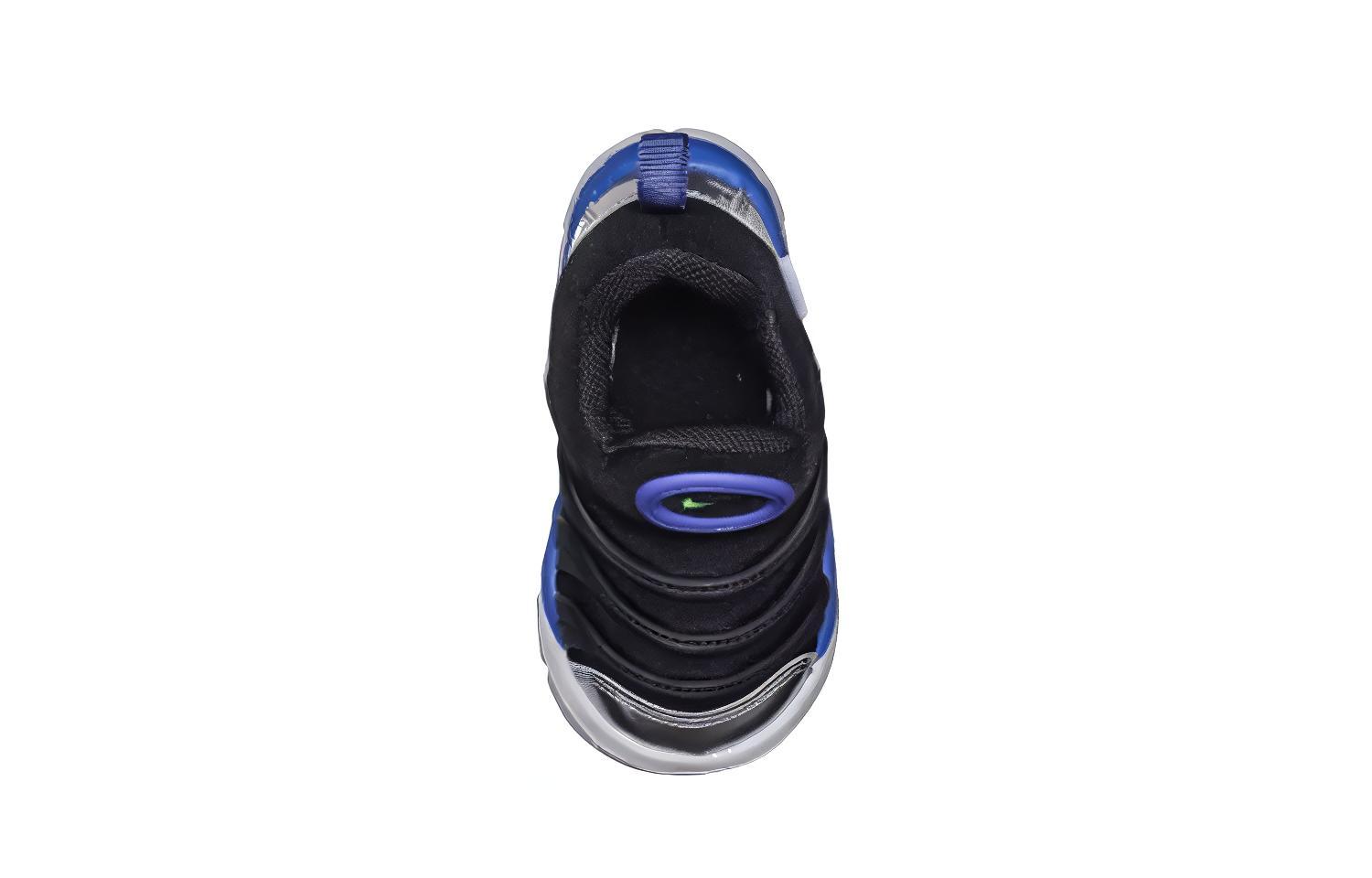 Кеды Nike Dynamo Free (черно-сине-серебряные) — фото 4