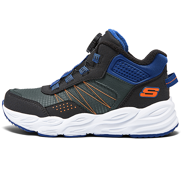 Детские ботинки Skechers kids (угольно-черные)