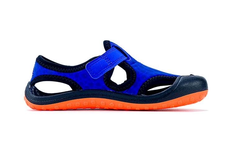 Детские сандалии Nike Sunray Protect (сине-оранжевые) — Синий / оранжевый — фото 2