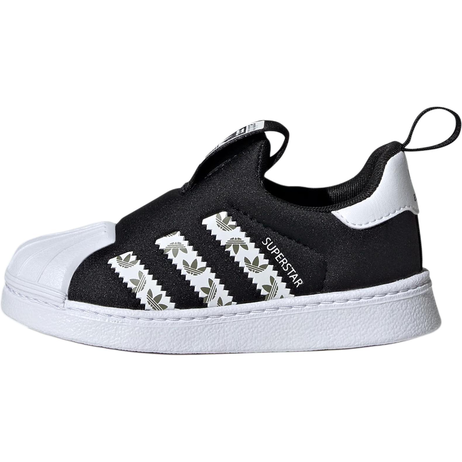 Детские кеды adidas originals SUPERSTAR 360 (черно-белые)