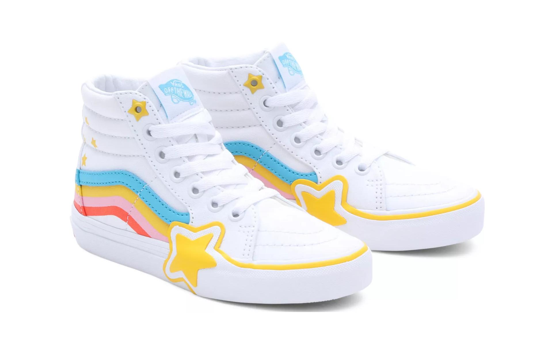 Детские кеды Vans SK8 (белый) — фото 5