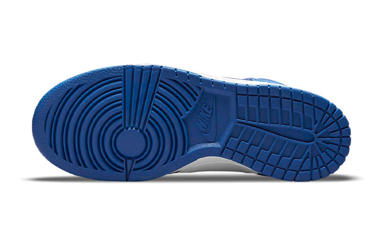 Высокие кроссовки Nike Dunk High (бело-синий) — фото 8
