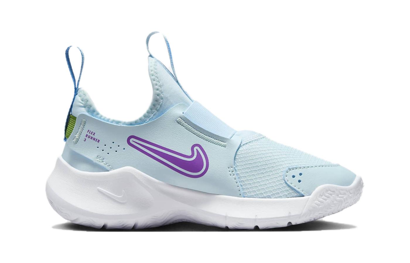Детские кроссовки Nike Flex Runner 3 BP (сине-фиолетовые) — фото 4