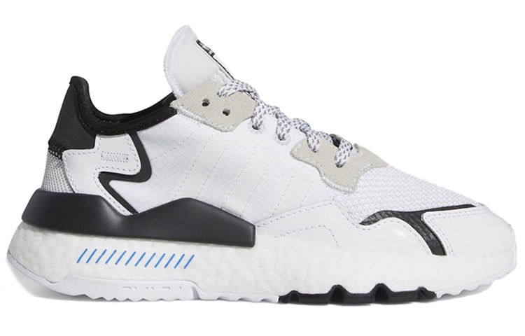 Детские кроссовки adidas originals Nite Jogger (черно-белый) — Чёрный / белый — фото 4