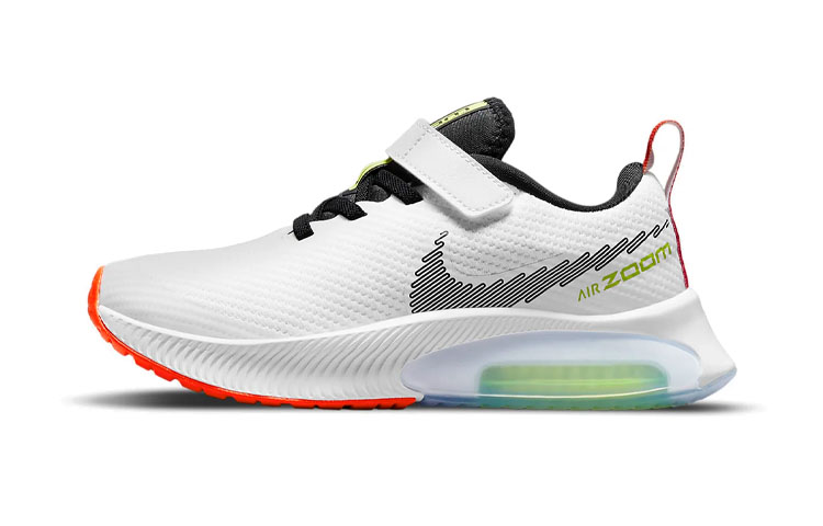 Детские кроссовки Nike Air Zoom Arcadia (бело-черно-красные)