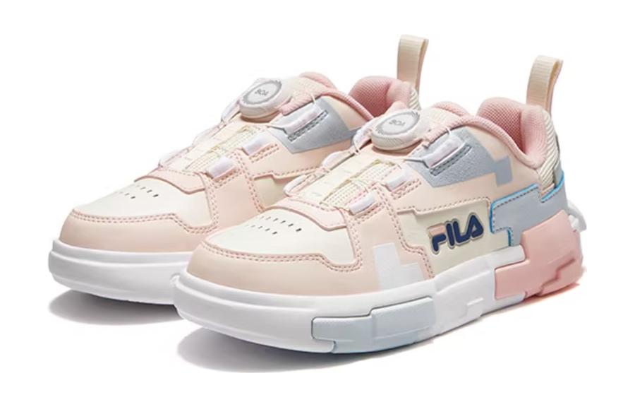 Детские кеды Fila KIDS (розово-белая) — фото 5