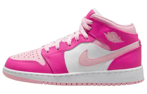 Jordan 1 Mid Fierce Pink GS