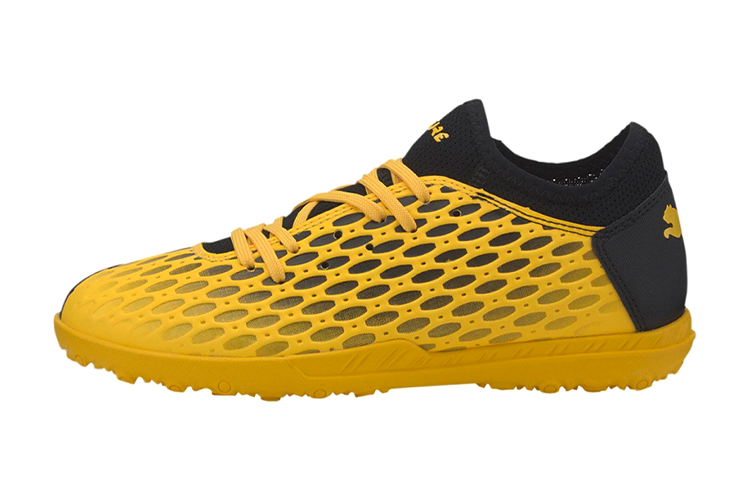Детские бутсы PUMA Future 5.4 TT (черно-желтые)