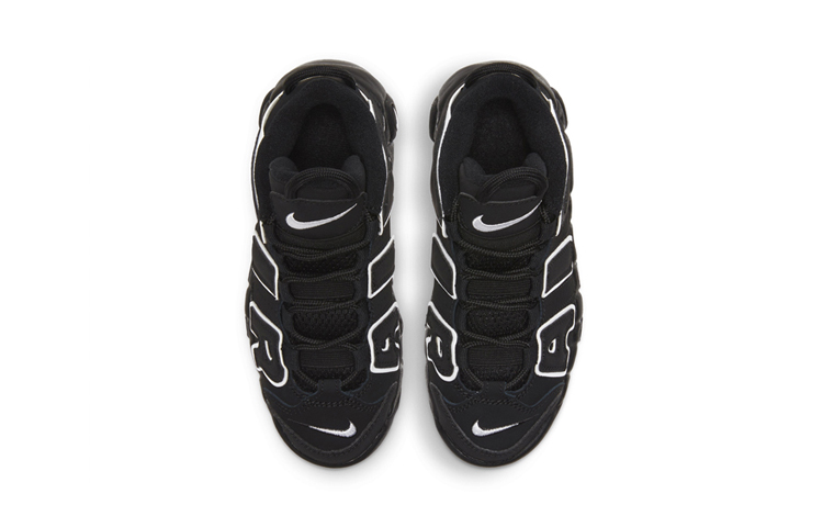 Детские кроссовки Nike Air More Uptempo (черные) — фото 6