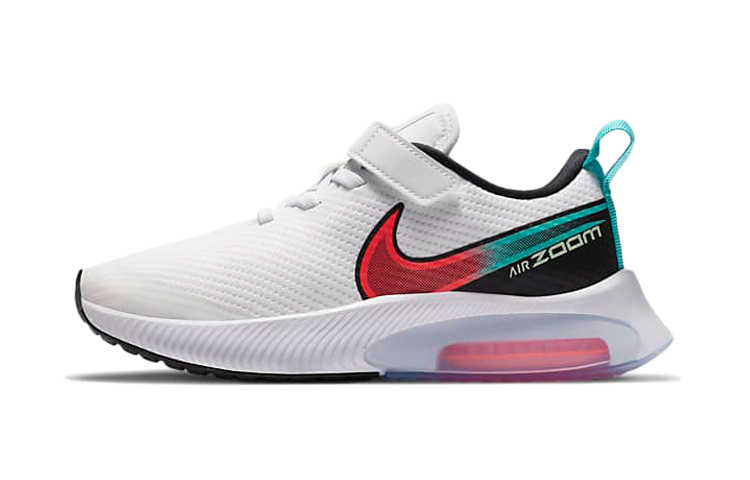 Детские кроссовки Nike Air Zoom Arcadia (бело-сине-красные)