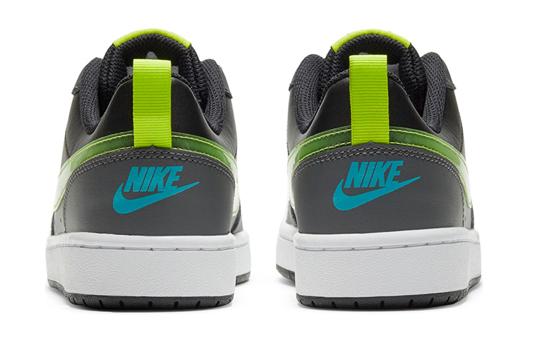 Кроссовки Nike NikeCourt Borough Low 2 GS (серо-зеленые) — Серый / зелёный — фото 5