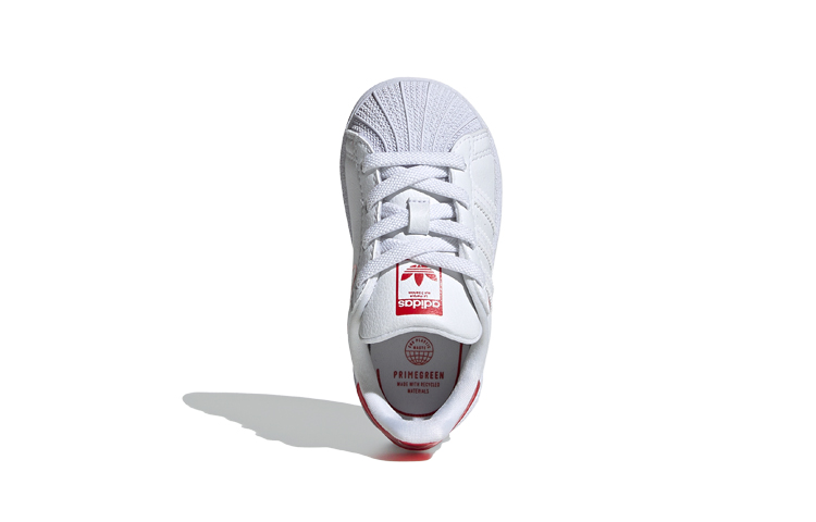 Детские кеды adidas originals (бело-красные) — фото 6