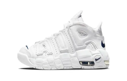 Nike Air More Uptempo Millennium Pippen Retro Large AIR Mid-top Children's Basketball Shoes White Children's