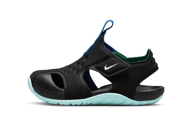 Сандалии Nike Sunray Protect 2 BT (черно-зеленые)