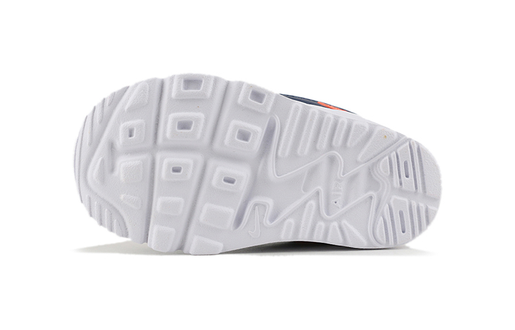 Детские кроссовки Nike Air Max Tiny 90 (черно-оранжевые) — Чёрныйоранжевый — фото 6