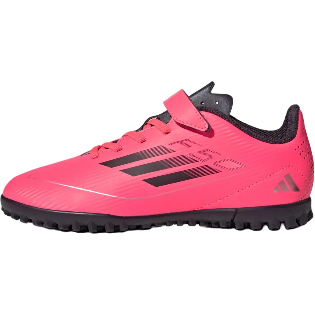 Adidas F50 CLUB Slip Resistant Abrasion Resistant Low top Kids' Soccer Shoes Red Kids'