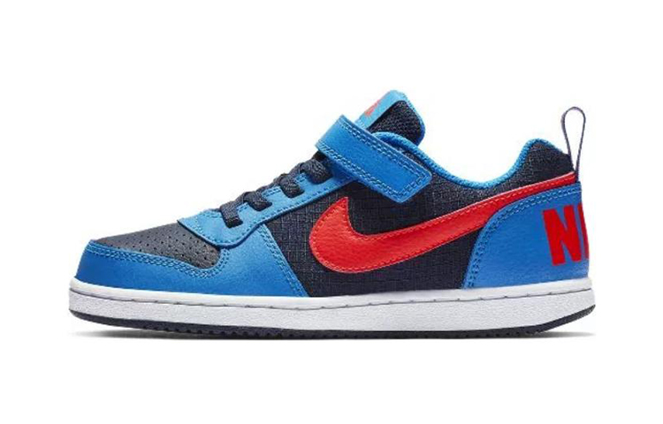 Кеды Nike Low (черно-сине-красные)