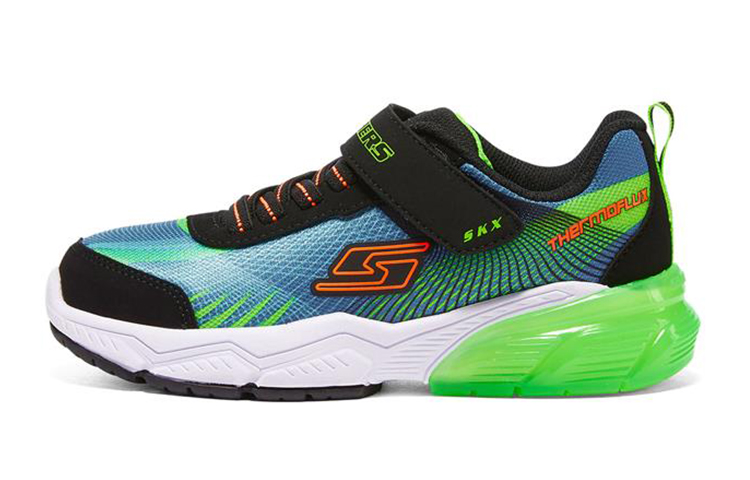 Детские кроссовки Skechers Skechers (черно-зеленые)