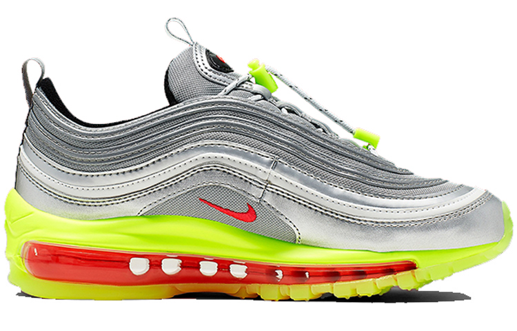 Кроссовки Nike NikeAir Max 97 GS (серебристый) — 金属银 — фото 2