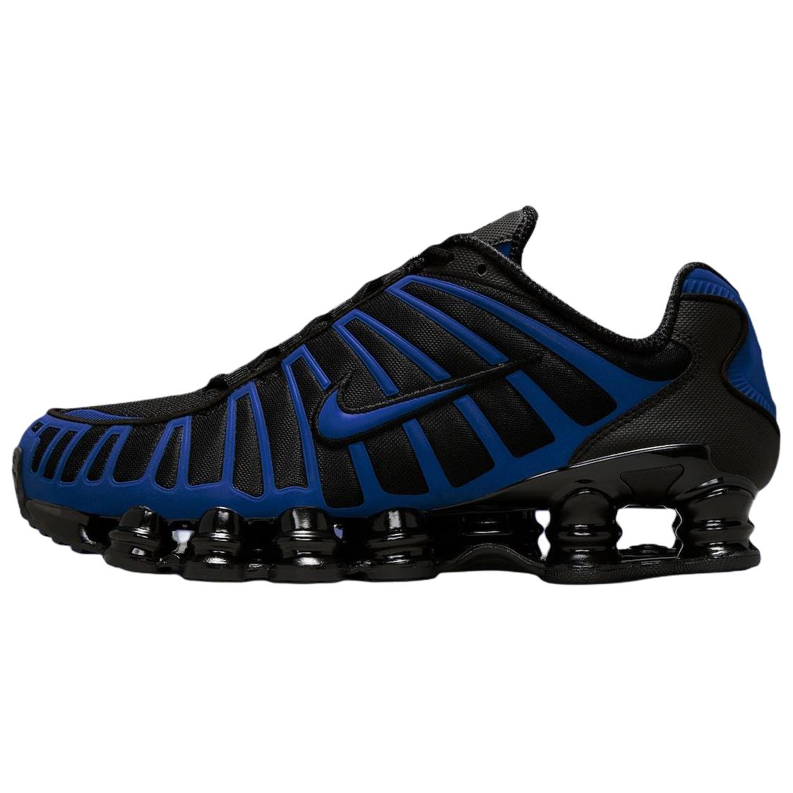 Детские кроссовки Nike Shox TL (черно-синие)