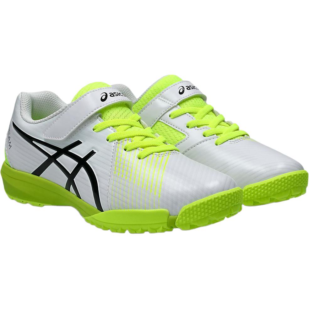 Детские кроссовки ASICS Lazerbeam FJ-MG (бело-салатовые) — фото 3