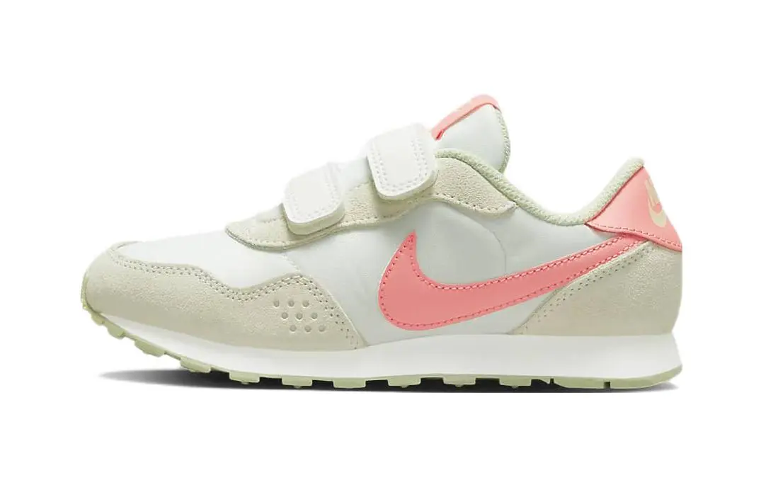 Nike MD Valiant Slip Resistant Abrasion Resistant Low top Running Shoes Green Orange Kids'