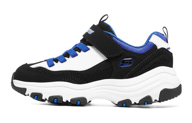 Детские кроссовки Skechers (черно-синие)
