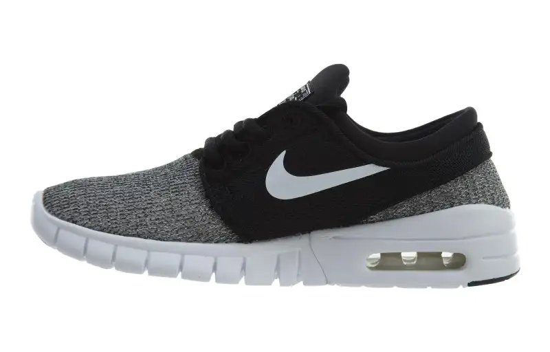 Nike SB Stefan Janoski Max Abrasion Resistant Breathable Low top Skateboard Shoes Gray Unisex