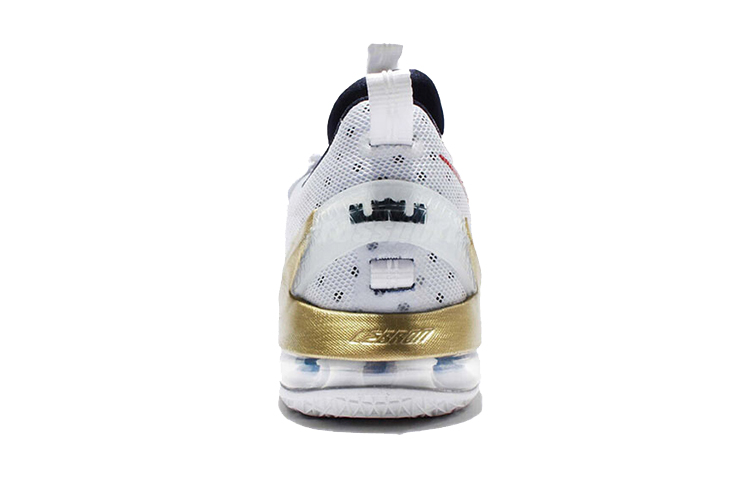 Кроссовки Nike NikeLebron 13 GS (белый / красный) — фото 4