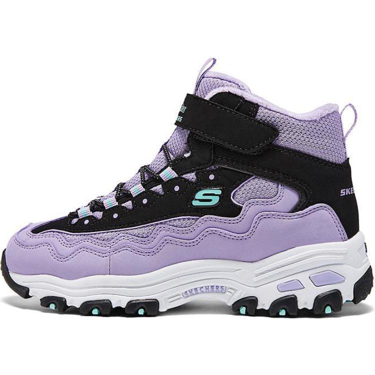 Женские ботинки Skechers Skechers kids SKECHERS GIRLS (фиолетово-черный)