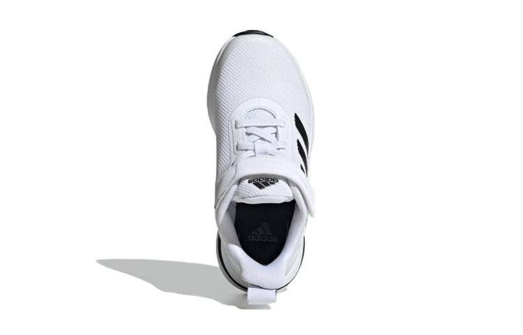 Детские кроссовки adidas Fortarun El K (бело-черные) — Белый / чёрный — фото 5