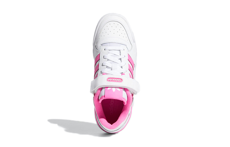 Кеды adidas originals FORUM Low J (розово-белые) — Розовый / белый — фото 5