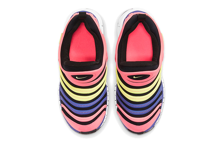 Детские кроссовки Nike Dynamo Free (розово-сине-желтые) — фото 6