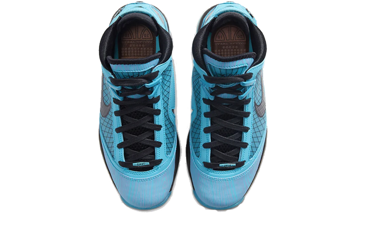 Высокие кроссовки Nike NikeLebron 7 PU GS (синий / черный) — Синий / чёрный — фото 4