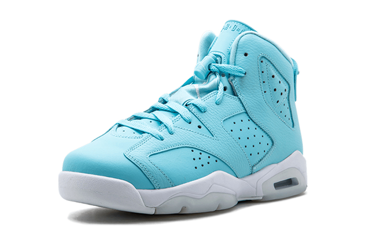 Кроссовки Jordan JordanAir Jordan 6 Retro Pantone GS (синий / белый) — фото 3