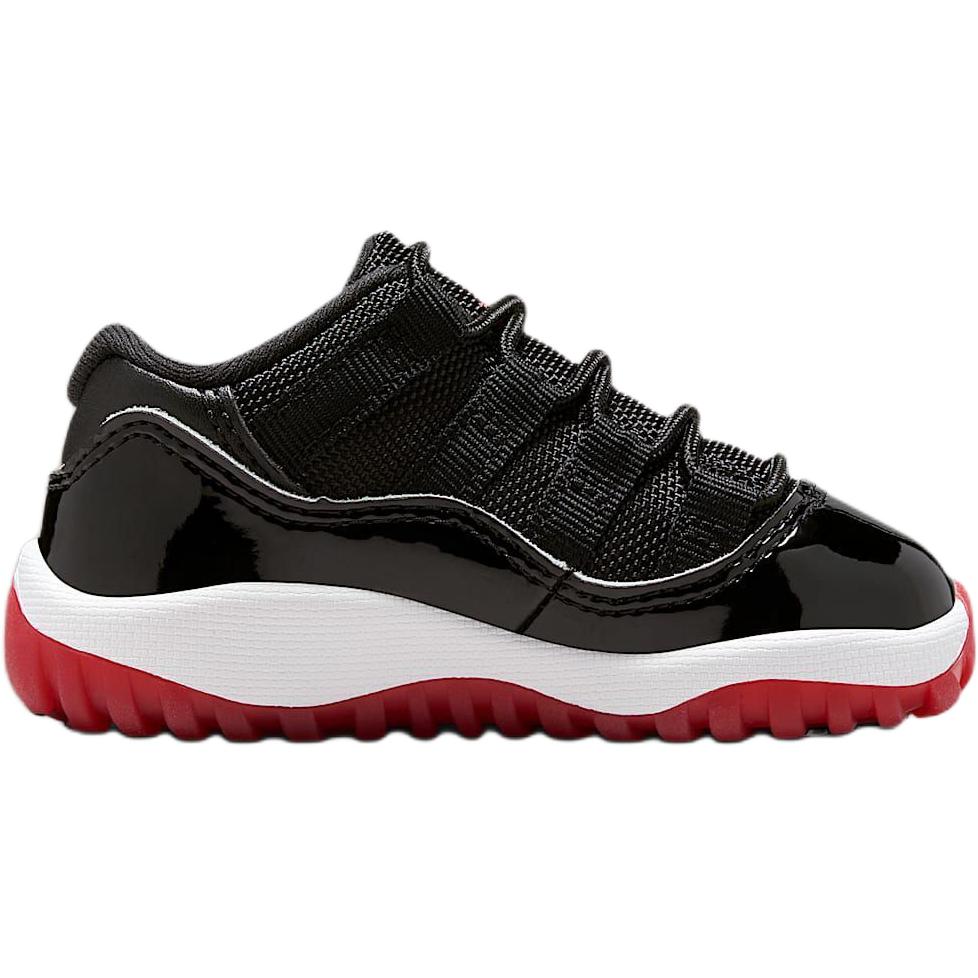 Детские кроссовки Jordan Air Jordan 11 Retro Low Bred (черные) — фото 3