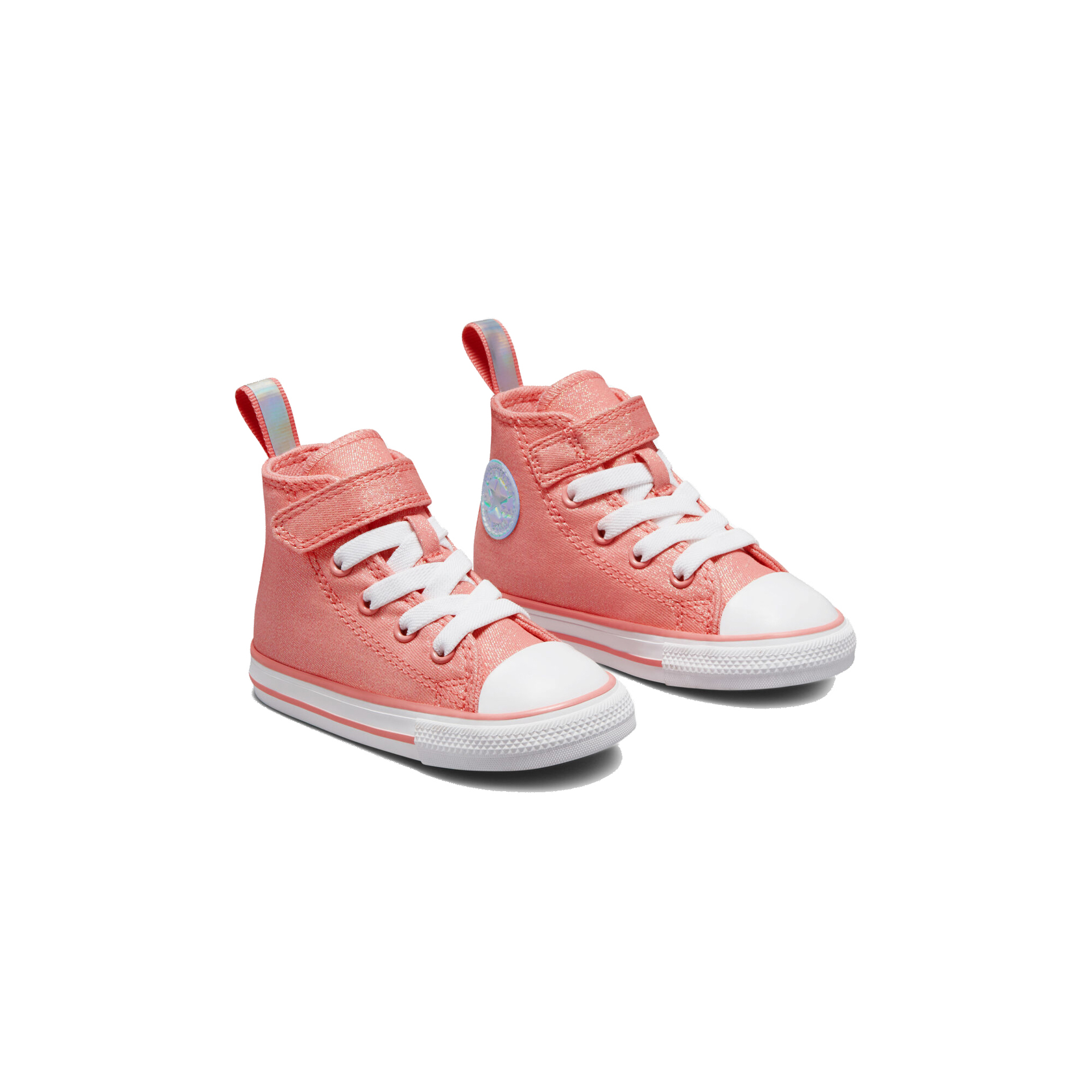 Детские кеды Converse Chuck Taylor All Star (розово-белые) — фото 3