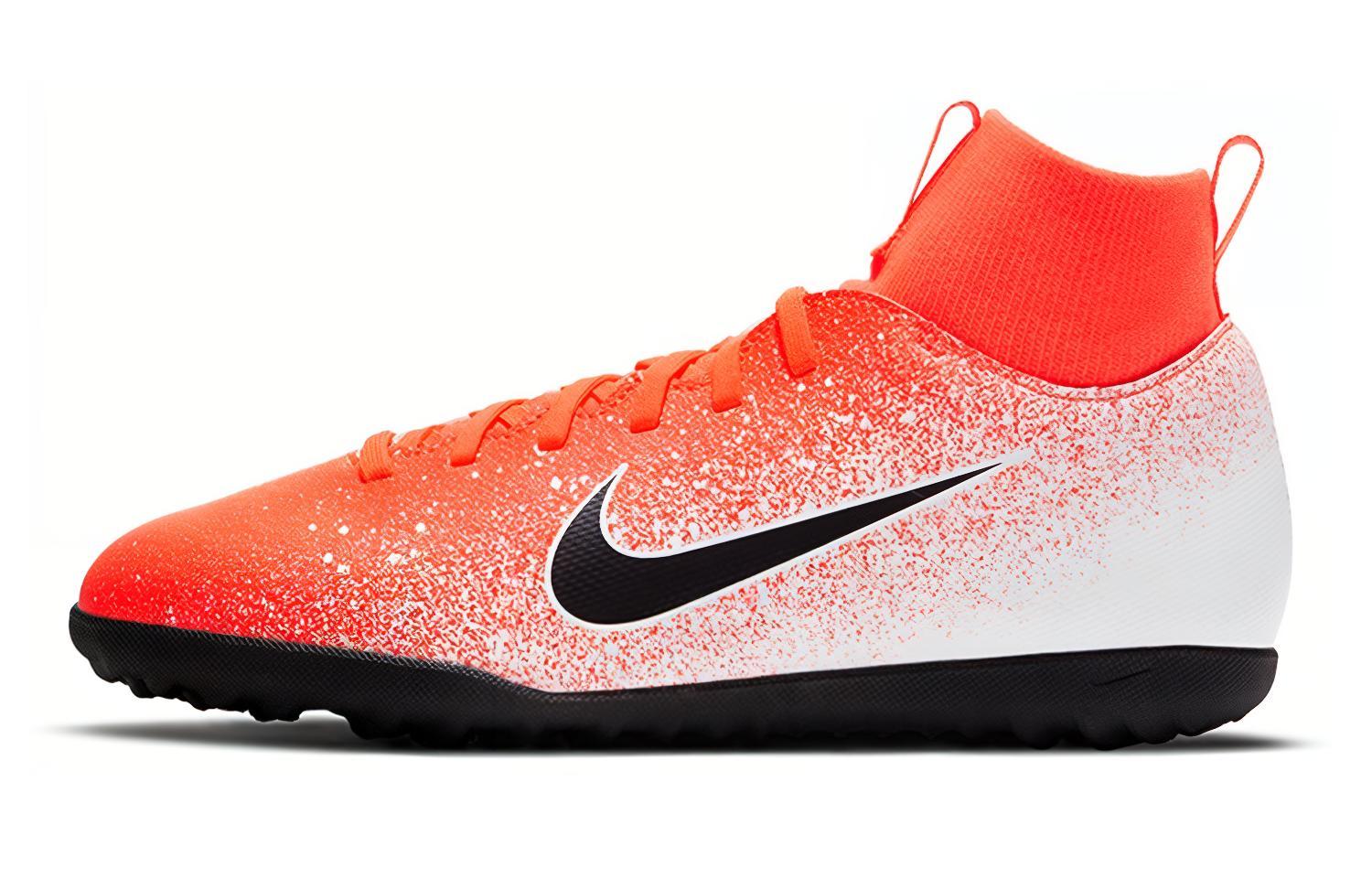 Детские бутсы Nike Superfly 6 Club TF (оранжево-черные)